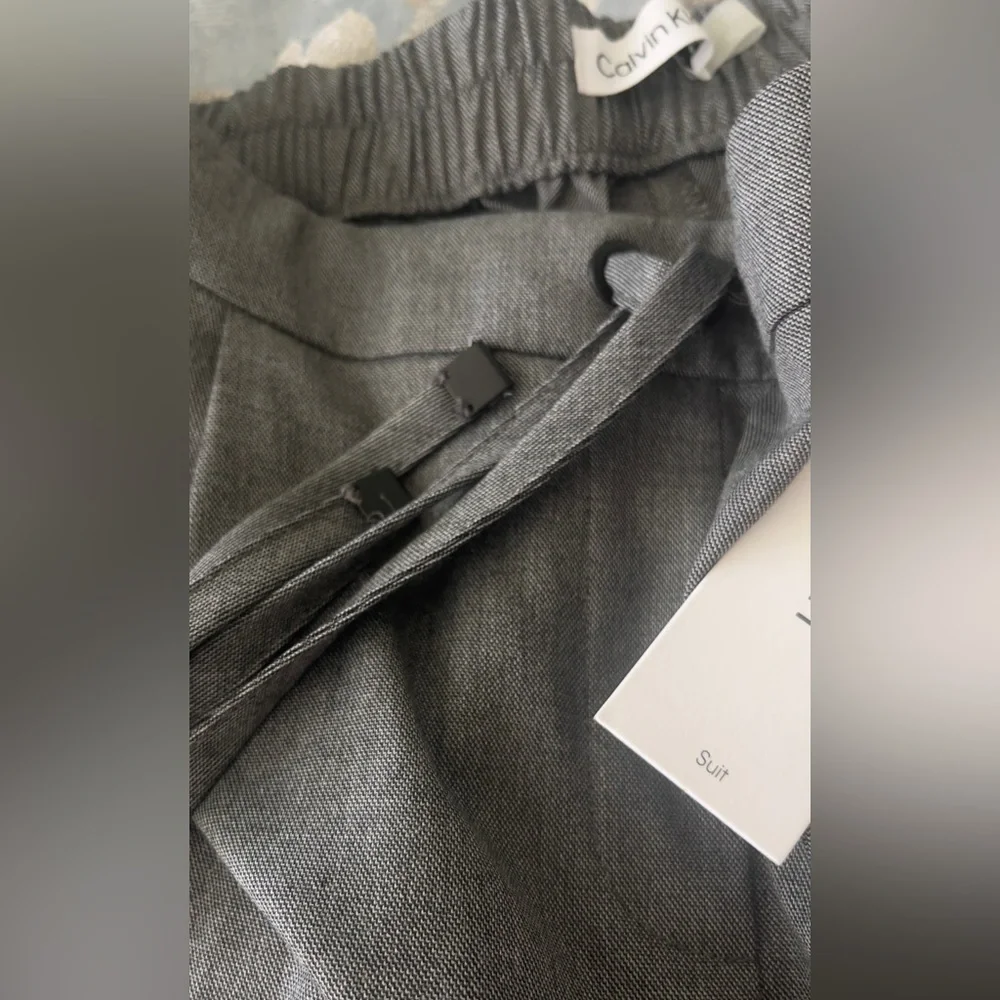Calvin Klein Tapered Pull-On Pants Woman’s Gray Size 12 - Picture 14 of 16